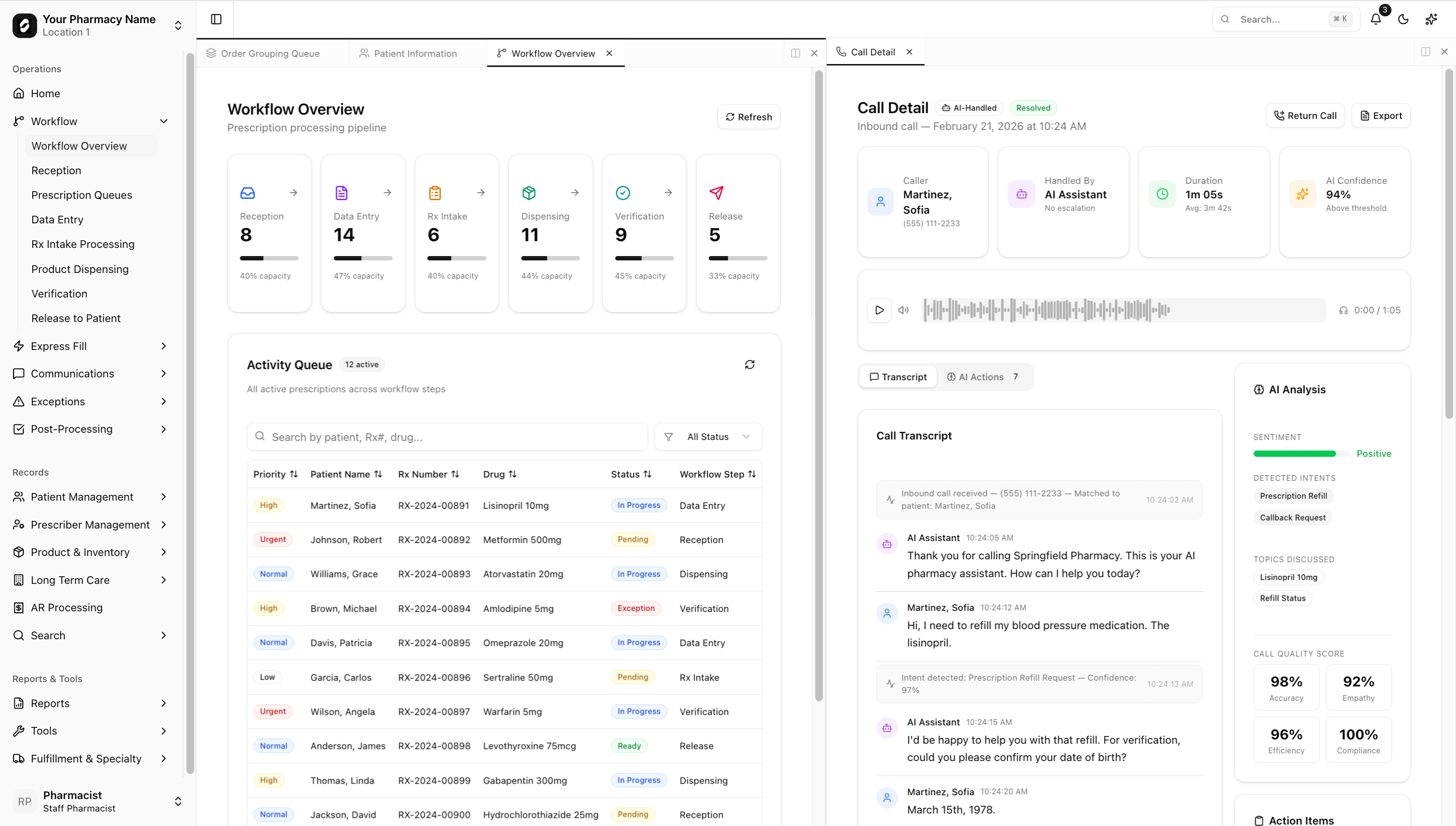 CareLink product screenshot